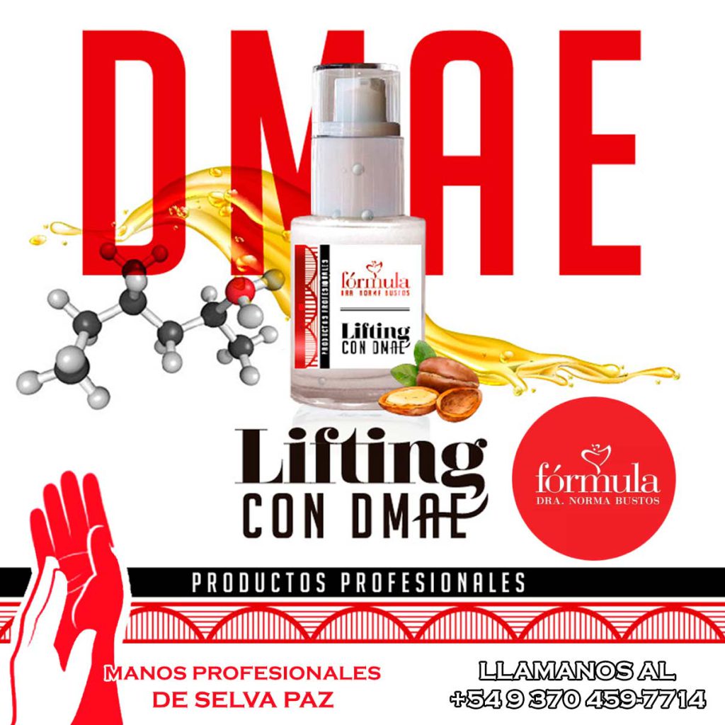 LIFTING CON DMAE, producto Facial de la Línea Fórmula Dra Norma Bustos