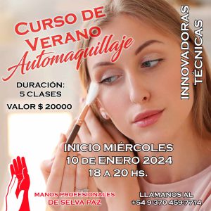 CURSO EXPRESS DE VERANO DE AUTOMAQUILLAJE