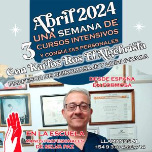 En Abril 2024 llega el prestigioso Profesor Karlos Ros, El Algebrista