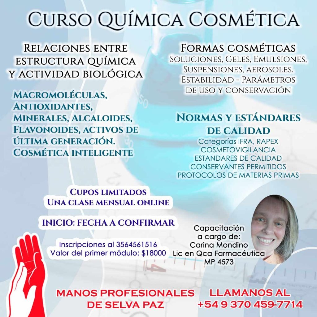 Curso Química Cosmética ONLINE